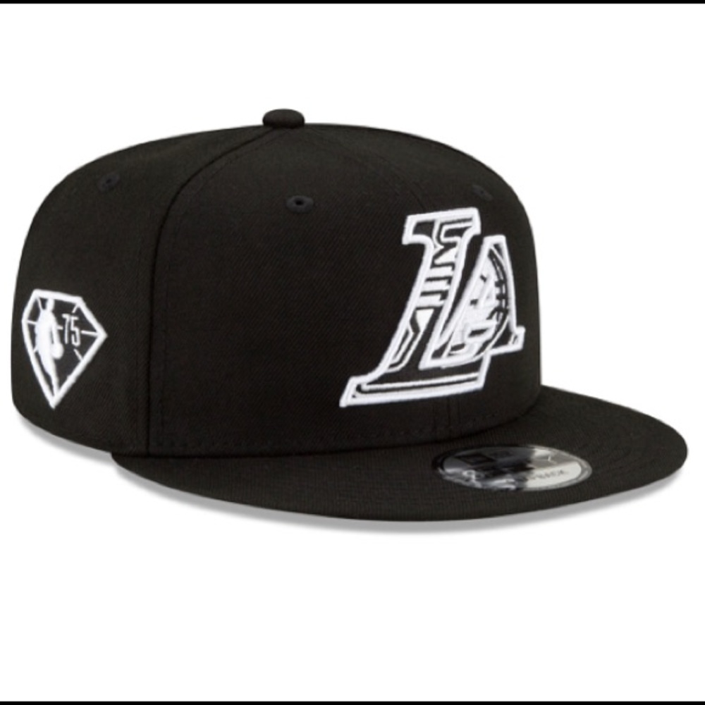 Los Angeles Lakers New Era 2021 NBA Draft Alternate 9FIFTY Snapback Hat - Black